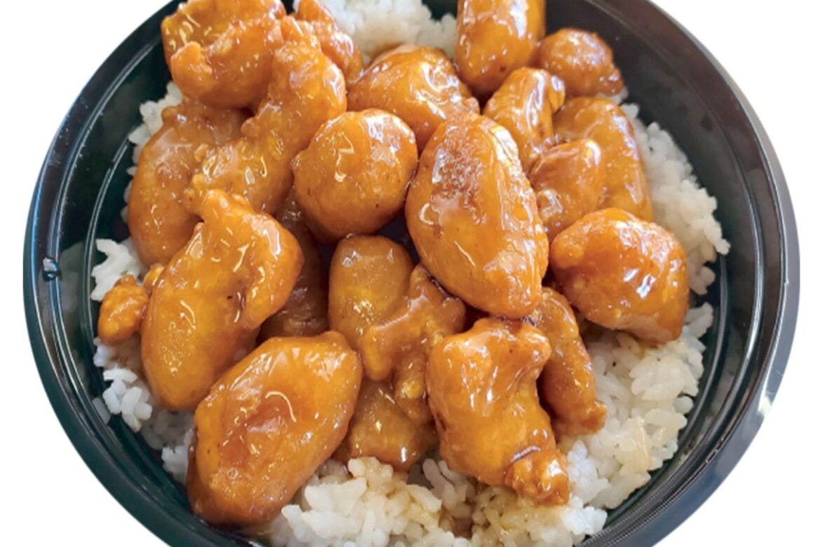 Crispy Orange Chicken Rice Bowl