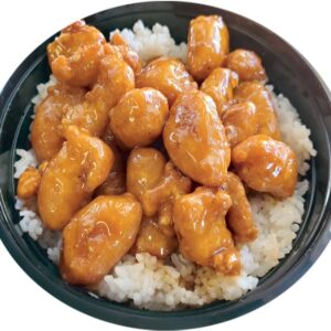 Crispy Orange Chicken Rice Bowl