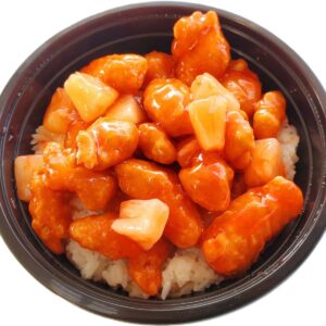 Crispy Sweet & Sour Chicken Rice Bowl