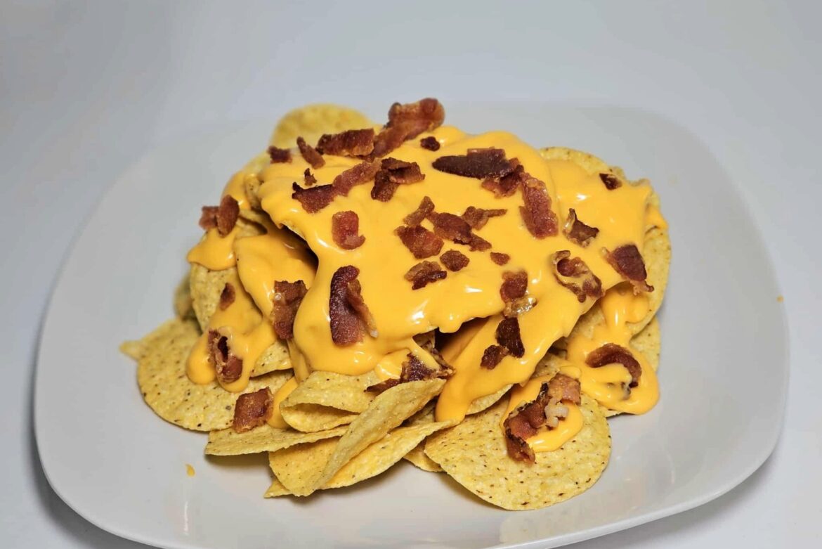 Super Cheesy Bacon Nachos