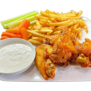 Buffalo Wings with Fries