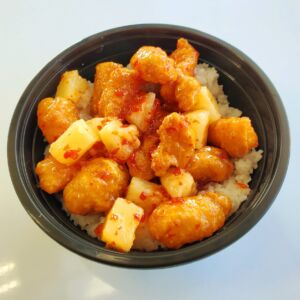 Crispy Sweet Chili Rice Bowl
