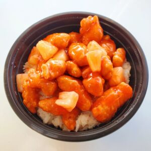 Crispy Sweet & Sour Chicken Rice Bowl