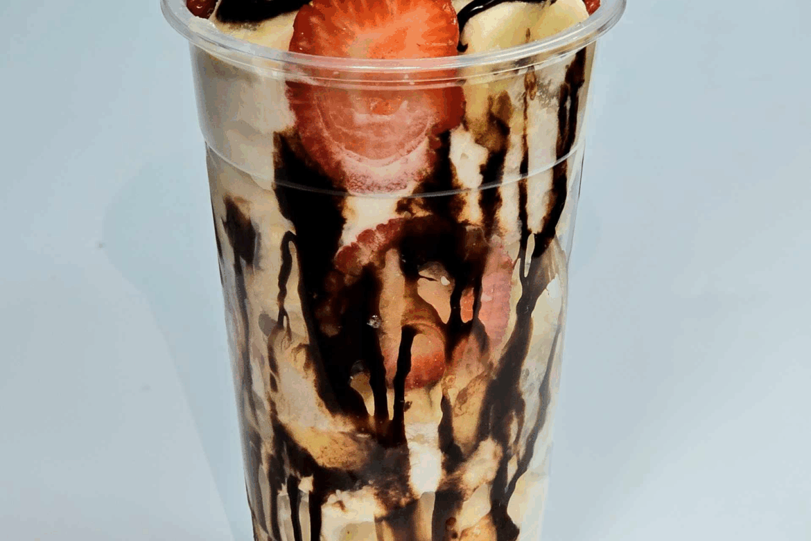 Strawberry Banana Sundae