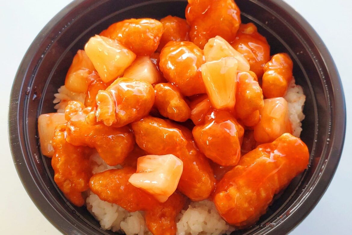 Crispy Sweet & Sour Chicken Rice Bowl