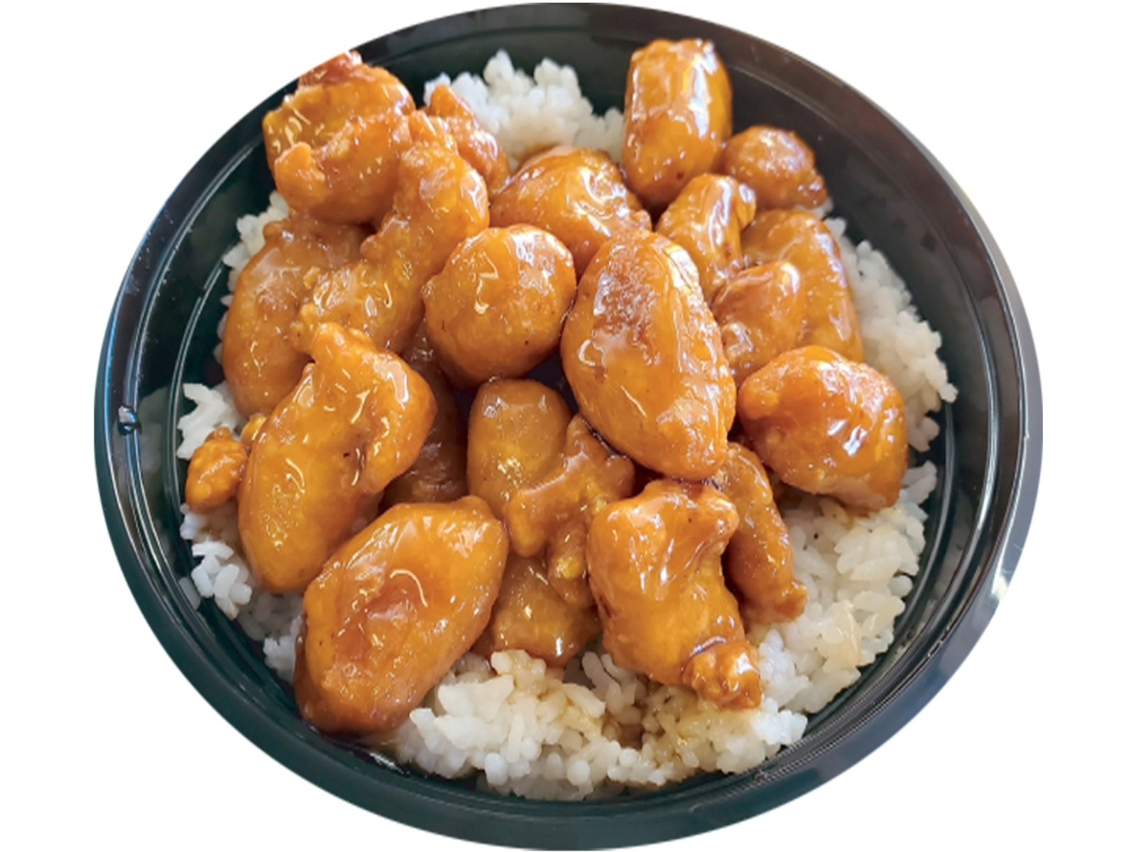 Crispy Orange Chicken Rice Bowl