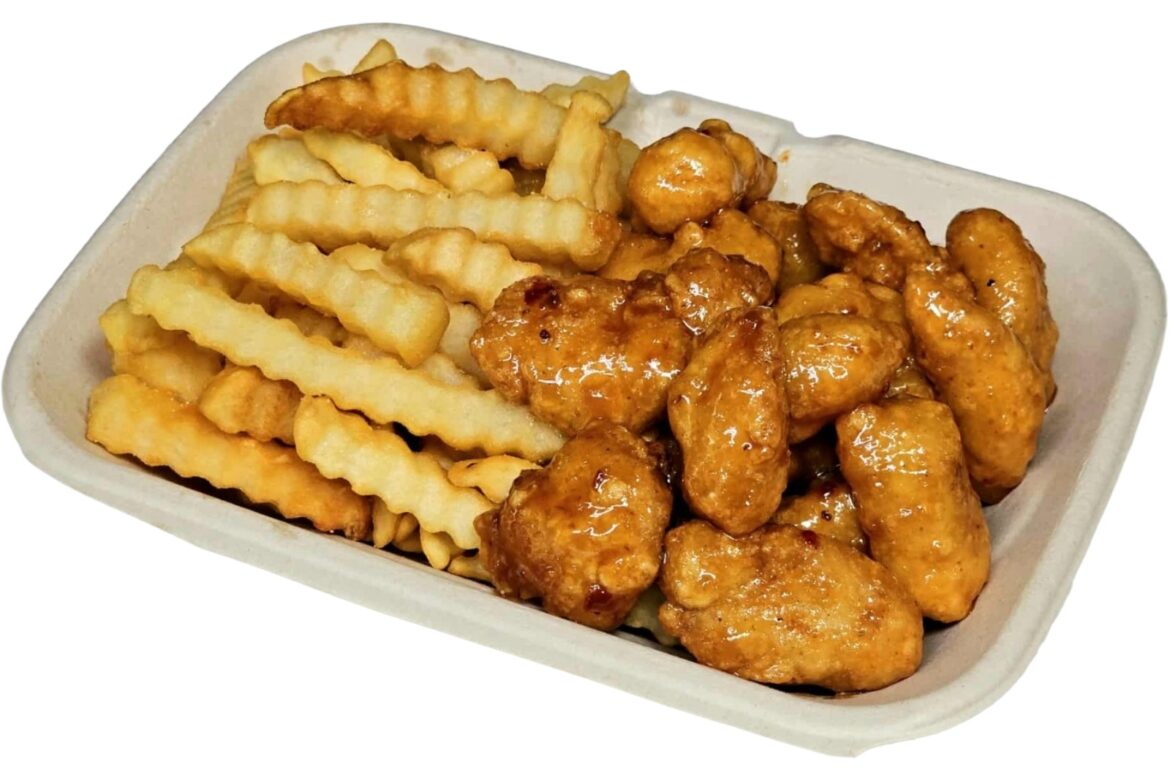 Orange Chicken with Fries