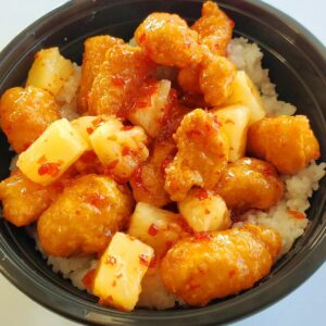 Crispy Sweet Chili Rice Bowl