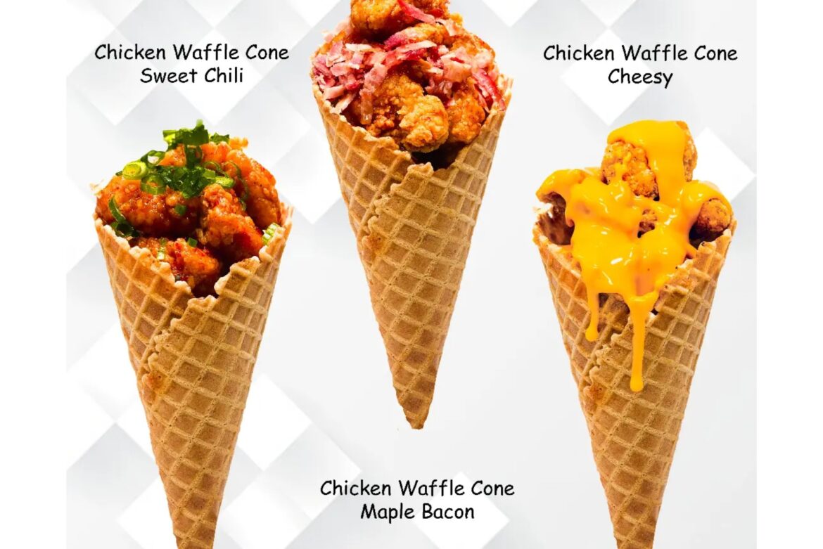 Chicken Waffle Cone
