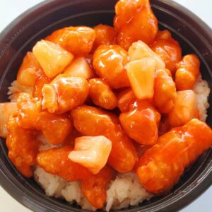 Crispy Sweet & Sour Chicken Rice Bowl