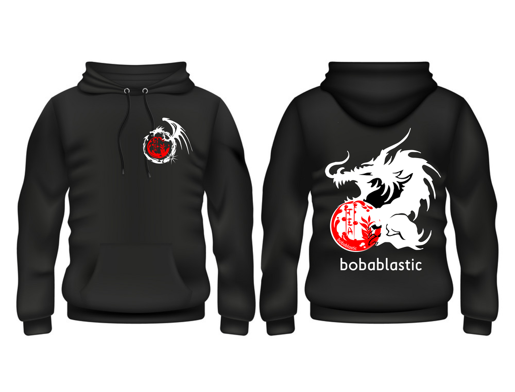 Black Dragon Hoodie - Bobablastic